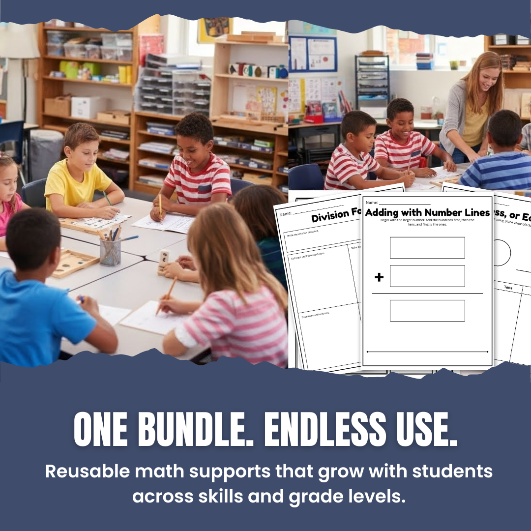 Math Made Simple For Kids - 800+ Math Mats, Graphic & So on