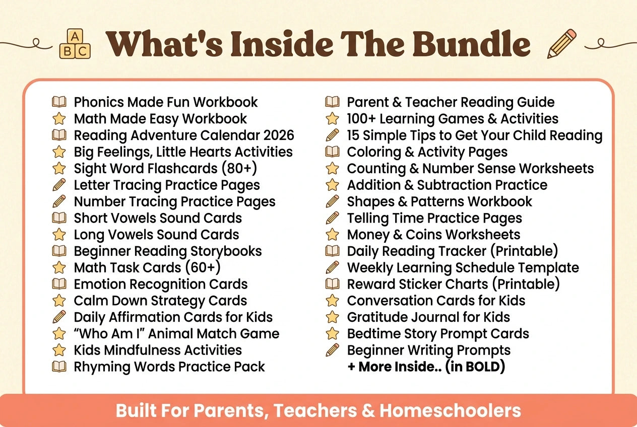 Kids Learning Guides - All in 1